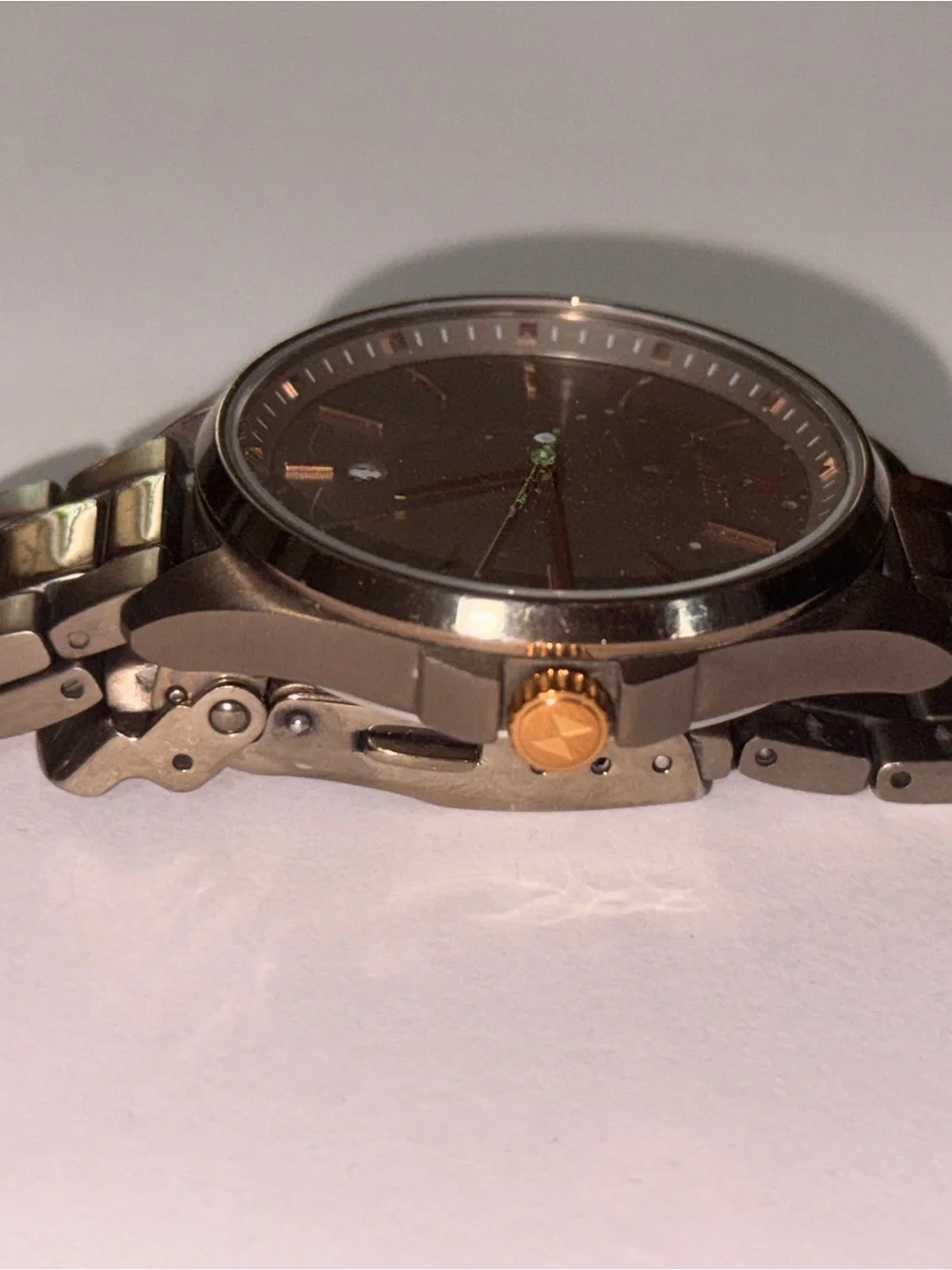 MVMT Coronada 36mm Pewter Watch Rose Gold Accents | Bloomingdales | Good con.